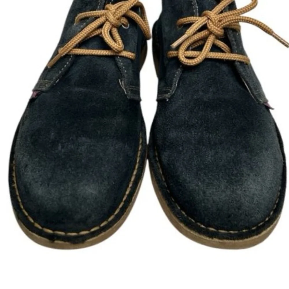 Ben Sherman navy blue suede chukka desert boots sz 43